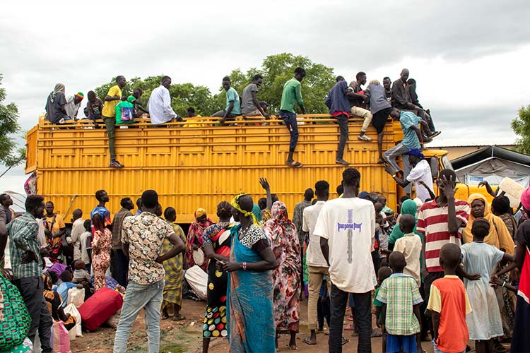 現在も多くの人々が日々避難してきています（南スーダン） / ©プラン・インターナショナル
