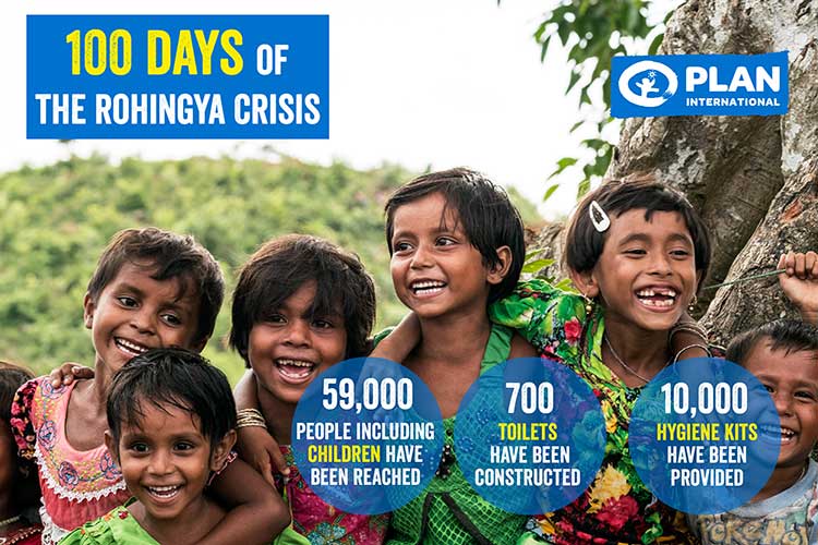 写真：100 days of the Rohingya Crisis