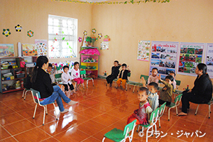 写真：完成したナムタン幼稚園。22人の園児が通う
