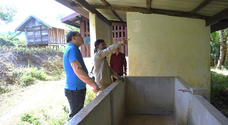 写真：学校の給水設備