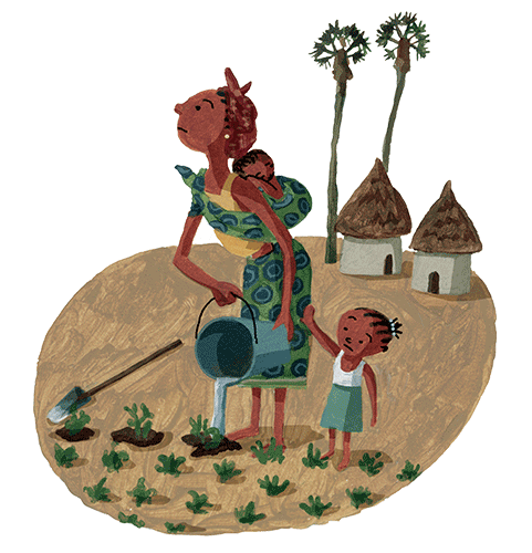 イラスト：15歳の女の子アデル