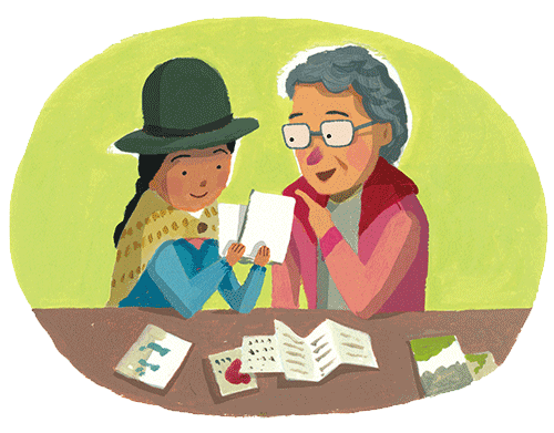 イラスト：メリッサはいつかスポンサーに会いたいと思っていました