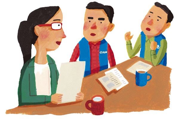 イラスト：中学校教師のムアは、モン族の女の子たちが結婚を理由に中途退学してしまうことを問題に感じていた