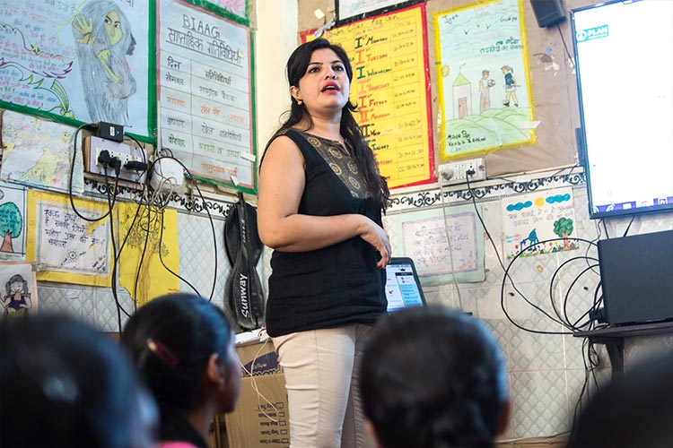 「干ばつ危機下の子どもの教育」プロジェクト（インド）