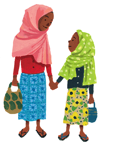 イラスト:アリアと妹