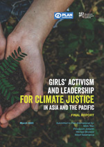 写真：アジア太平洋地域の女の子たちの気候正義活動とリーダーシップ