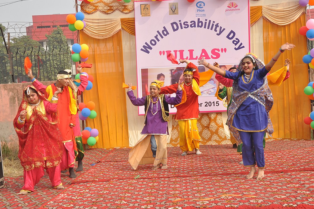 喜びをテーマに行った「国際障害者デー」のイベント/©プラン・ジャパン