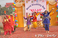 喜びをテーマに行った「国際障害者デー」のイベント/©プラン・ジャパン