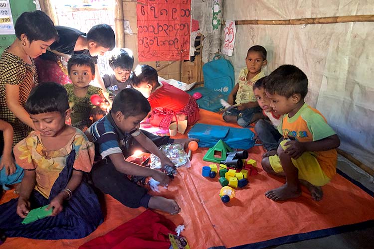 3～6歳児対象の幼児教育クラス / ©プラン・インターナショナル