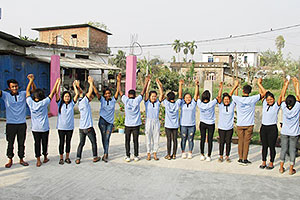 ビデオ制作研修に参加した生徒たち（ネパール） / ©プラン・インターナショナル