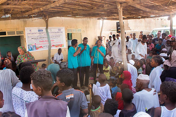 「FGM根絶」を宣言したイベント（スーダン）
 / ©プラン・インターナショナル