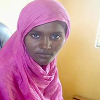 写真：メディナさん、18歳、対話セッションのファシリテーター（エチオピア）