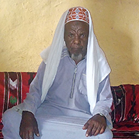 写真：スルールさん、55歳、宗教リーダー（エチオピア）