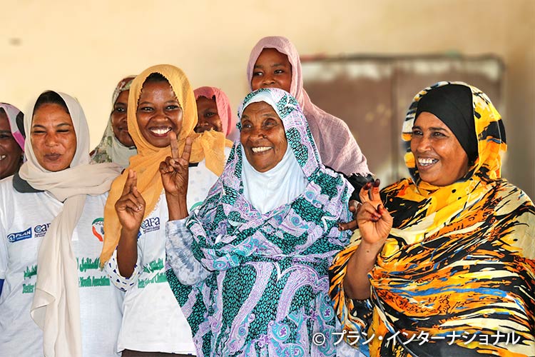 写真：FGM根絶を誓う女性たち（スーダン）