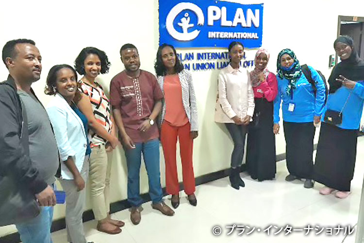 写真：エチオピア、スーダン双方のプロジェクトメンバーたち