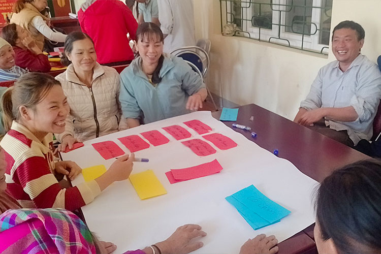 写真：ジェンダー平等トレーニングの様子