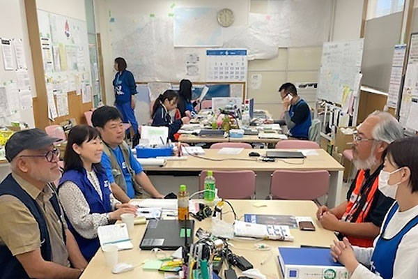 写真：輪島市社会福祉協議会にて