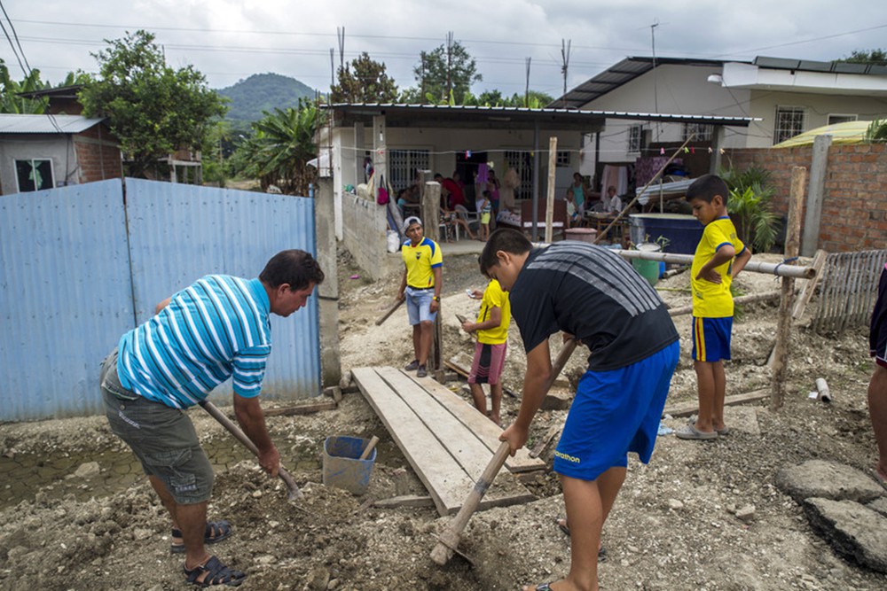 コミュニティの再建を始めた住民たち / ©プラン・インターナショナル
