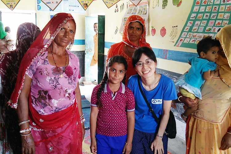 写真：子どもの栄養状態改善プロジェクト～インド～