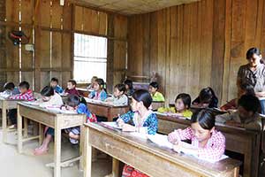 以前のスオイスートン小学校（ライチャウ省） / ©プラン・インターナショナル