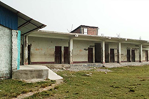 対象校に選ばれた中学校（ネパール） / ©プラン・インターナショナル