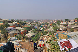 コックスバザール県の難民キャンプ（バングラデシュ） / ©プラン・インターナショナル