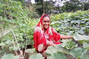 農業を始めた女性 / ©プラン・インターナショナル