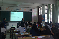 学校でのリスクと対応能力の評価トレーニング(中国) / ©プラン・インターナショナル