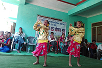 「児童労働ゼロ」宣言のセレモニーでは子どもたちも踊りを披露 / ©プラン・インターナショナル