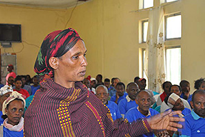 元施術者の女性が、今はFGM撲滅のために活動 / ©プラン・インターナショナル