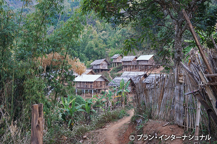 写真：活動地域の村