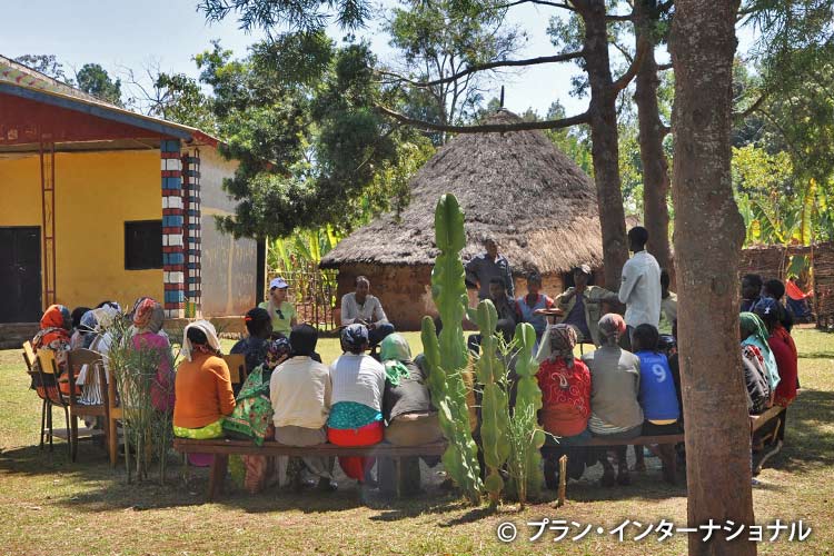 写真：南部諸民族州でのコミュニティ対話セッション（エチオピア）