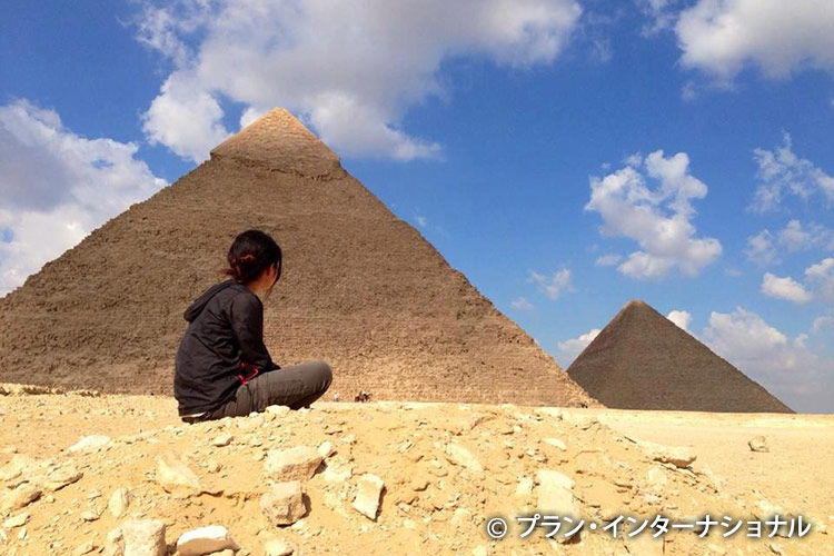 写真：バックパッカーで訪れたエジプト