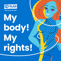 写真：「私の身体は私の権利」