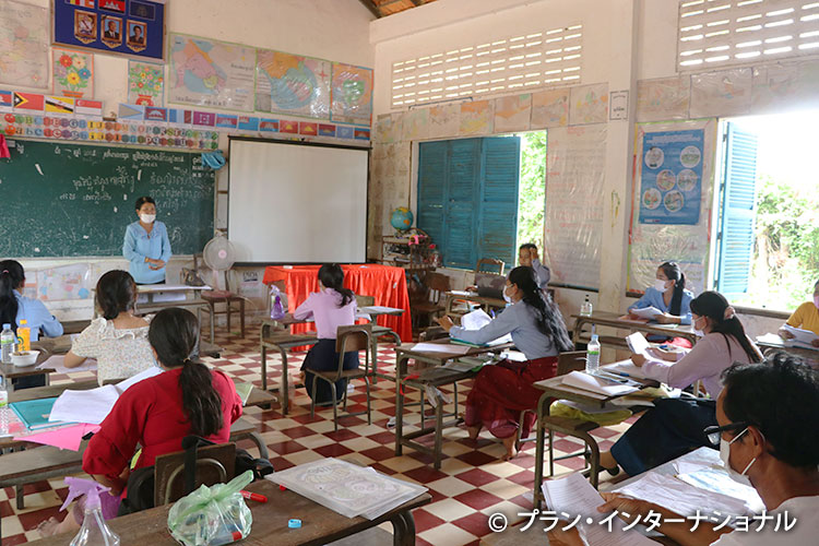 Yさんにご支援頂いた学校の活動風景