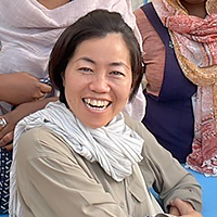 写真：プログラム部　道山恵美  職員