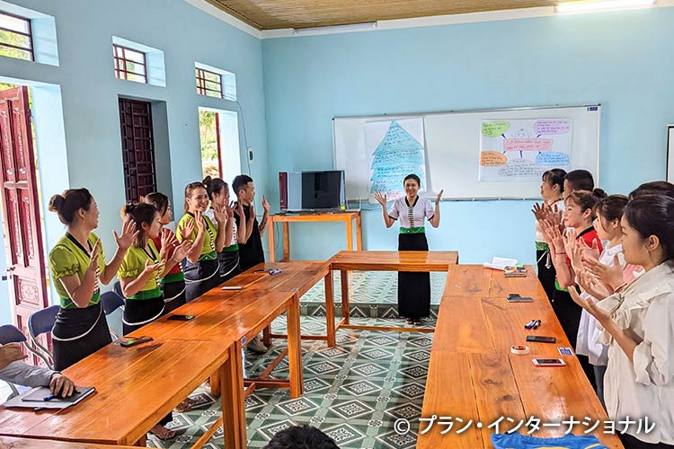 ジェンダー平等トレーニングの様子（ベトナム）