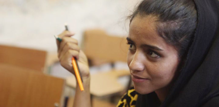 写真：映画の主人公、アフガニスタン難民のソニータ