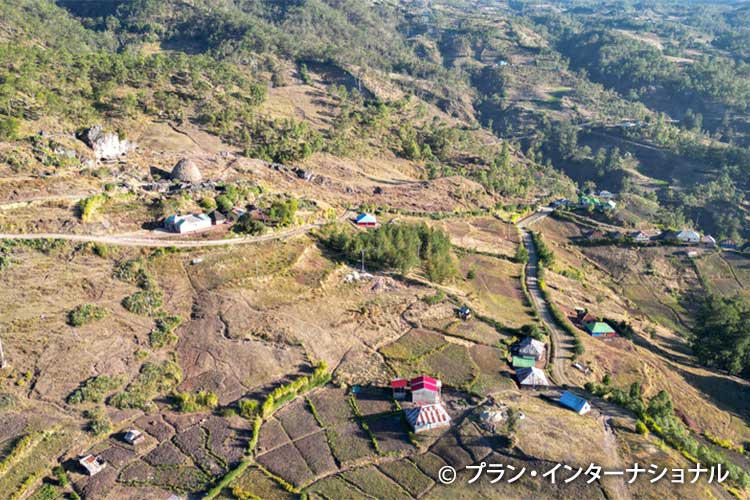写真：東ティモールの農村風景