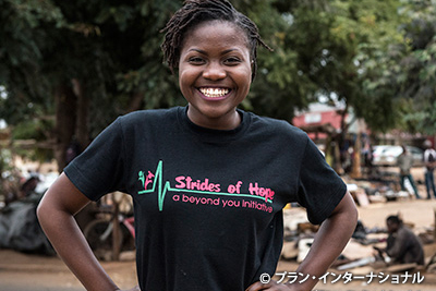 写真:キャンペーンのリーダーの一人メモリーさん