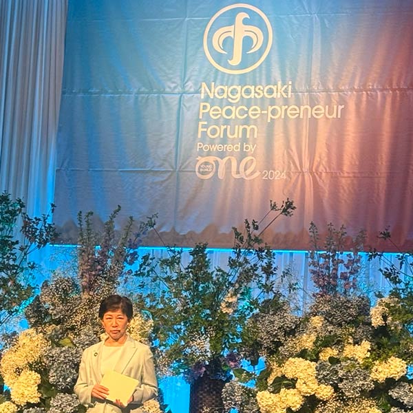 写真:講演する国連事務次長・軍縮担当上級代表 中満泉氏