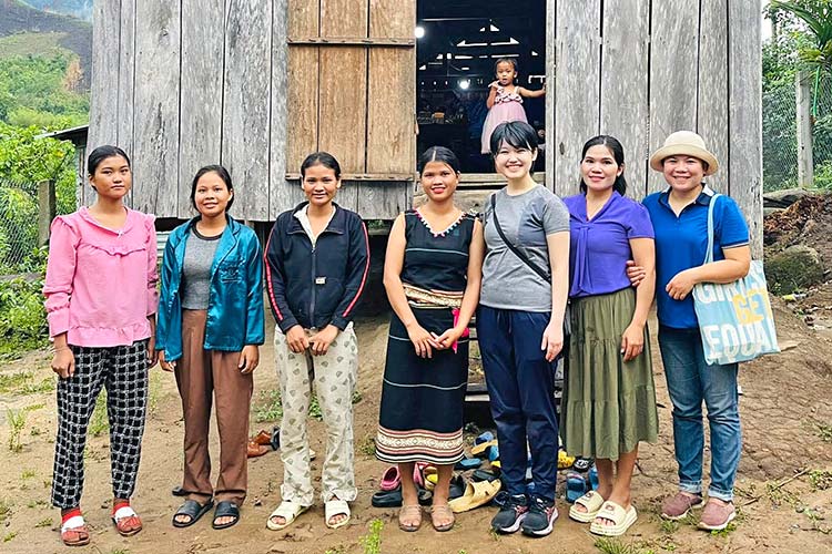 子育てグループの活動の様子も見学しました