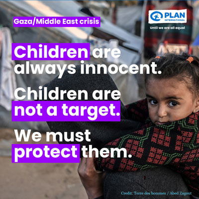 グラフィック: Gaza/Middle East Crisis: Children are always innocent