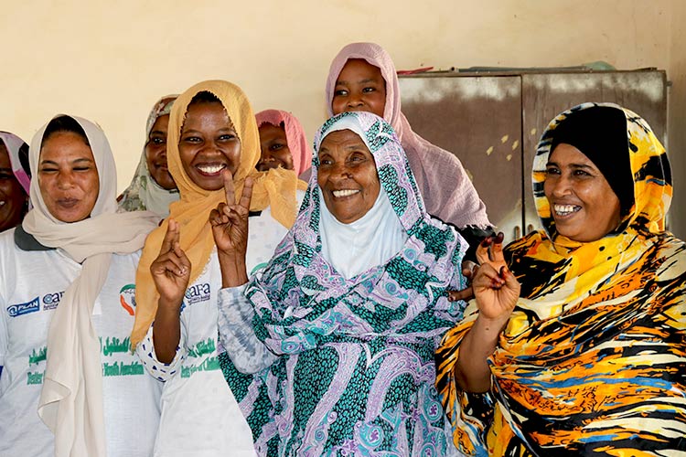 写真:FGM根絶のための研修に参加する女性たち