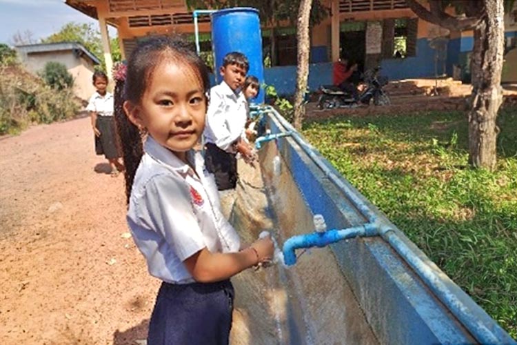 写真：手洗い習慣の徹底には手洗い場の整備が大切