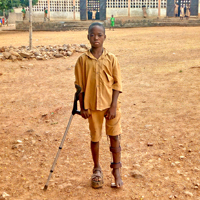 写真：ビトバさん、10歳、小学生