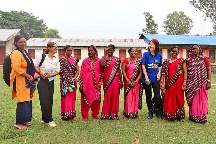写真：伊藤職員（ネパール駐在）