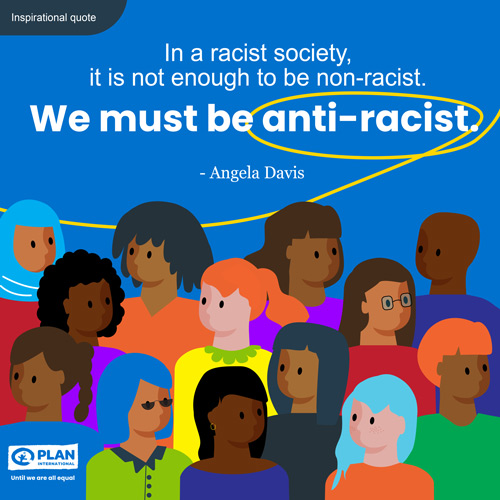 画像：人種差別に反対しよう