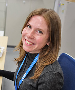 写真：アドボカシーグループ　アンナ・シャルホロドウスカー職員