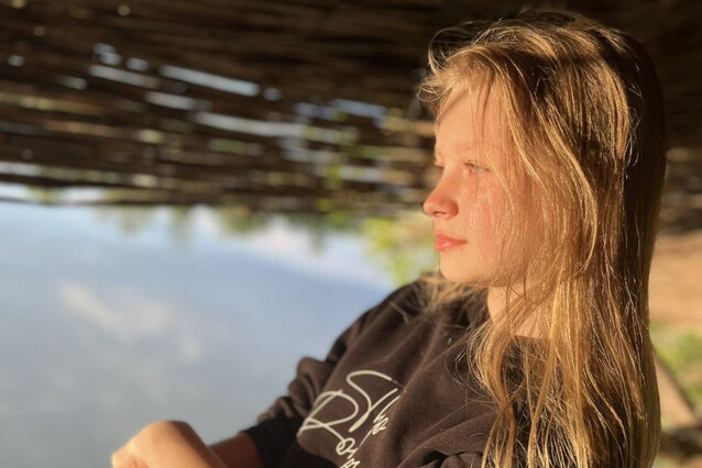 写真：Polina さん（12歳、ウクライナ国内在住）